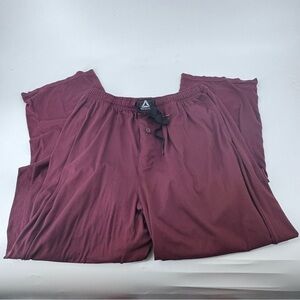 Reebok Men's‎ Burgundy Pajama Pants